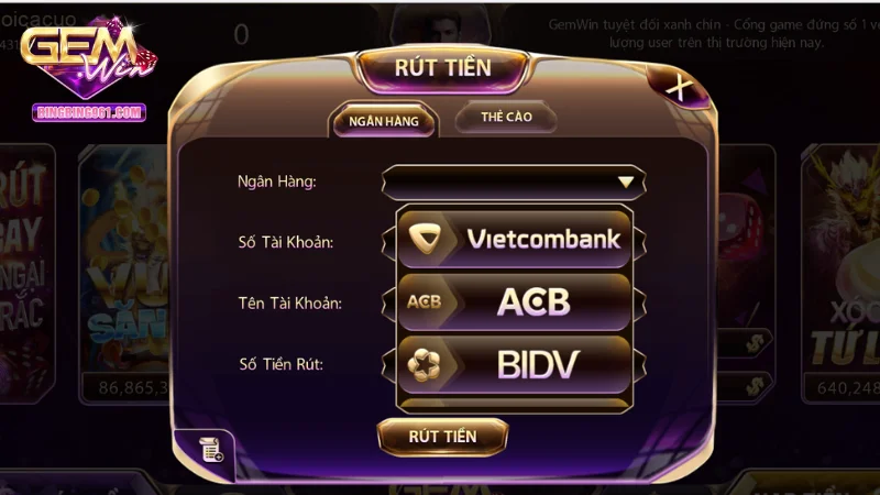 Game Bài Tấn - Đổi thưởng siêu tốc, tiền vào không giới hạn 6 Hướng dẫn nạp rút thưởng bài tấn hiệu quả tại gemwin