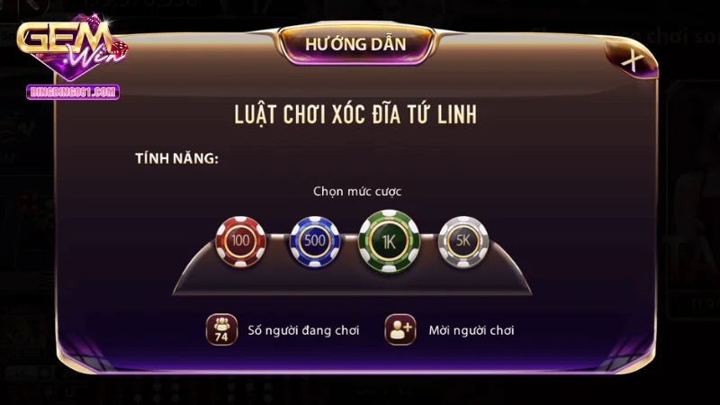 Xóc đĩa online - Bật mí bí mật đằng sau những quân xúc xắc 3 Tìm hiểu từ A-Z các bước chơi cá cược xóc đĩa Gemwin