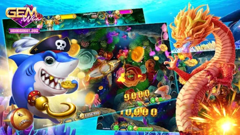 Bắn Cá Săn Rồng: Thần tốc đổi thưởng jackpot khủng số 1 4 Rồng thần được xem là boss vì là mục tiêu quan trọng nhất
