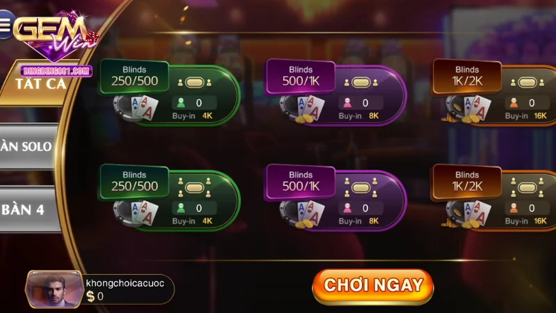 Top 4 Mẹo Chơi Game Bài Poker Thành Công Nhanh Chóng 6 Poker tại gemwin sở hữu nhiều điểm nổi bật đáng trải nghiệm